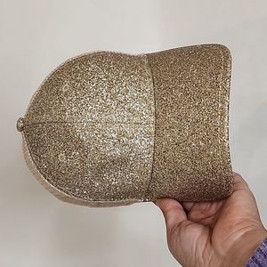 Scala Pronto Gold‎ Glitter Mesh Baseball Trucker Cap